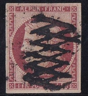 France N°6 -  Oblitéré Grille Sans Fin - Signé Calves - TB - 1849-1850 Cérès