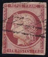 France N°6 -  Oblitéré - Au Filet Sinon TB - 1849-1850 Ceres