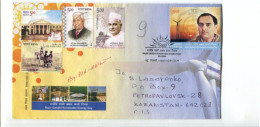 INDE -  Affranchissement Sur Lettre - Rajiv GANDHI / Eolienne / Nehru / Cavaliers - Storia Postale