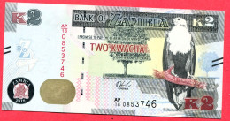 2 Kwacha Neuf 3 Euros - Zambie