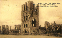 Belgique -  Flandre Occidentale - Ieper - Ypres - Ruines D'Ypres - Ruines Des Halles Et Grand'Place - Ieper