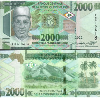 Guinea P-48 2000 Francs 2022 UNC - Guinee