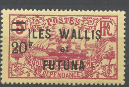 WALLIS ET FUTUNA N° 39 NEUF*  CHARNIERE   / Hinge  / MH - Nuevos