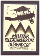 FORMAT 10x15cm - DÜBENDORF - MILITÄR FLUGKONKURRENZ 1924 - REPRODUCTION D'UNE AFFICHE - TB - Dorf