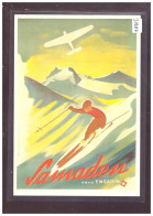 FORMAT 10x15cm - SAMEDAN - WINTER SPORT - REPRODUCTION D'UNE AFFICHE - TB - Port