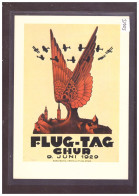 FORMAT 10x15cm - CHUR - FLUGTAG 1929 - REPRODUCTION D'UNE AFFICHE - TB - Coira