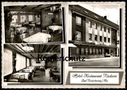 ÄLTERE POSTKARTE BAD NIEDERBREISIG HOTEL NIEDERÉE TELEFON AMT BROHL EIGENE METZGEREI BREISIG Ansichtskarte AK Postcard - Bad Breisig