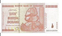 ZIMBABWE 50 BILLION 2008 UNC P 87 - Zimbabwe