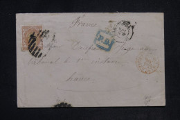 ESPAGNE - Enveloppe De Barcelone Pour La France En 1870 - L 148172 - Covers & Documents