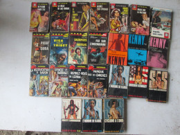 LOT DE 24 POLICIER ESPIONNAGE - Wholesale, Bulk Lots