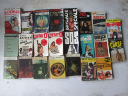 LOT DE 23 POLICIER ESPIONNAGE - Wholesale, Bulk Lots