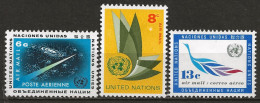 NATIONS-UNIES - NEW-YORK: **, PA N° YT 8, 9 Et 11, TB - Poste Aérienne