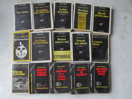 LOT DE 15 POLICIER ESPIONNAGE SERIE NOIRE L'AVENTURE CRIMINELLE - Wholesale, Bulk Lots