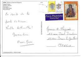 VATICAN N° S/CP DU 2005  POUR LA FRANCE - Brieven En Documenten