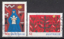 AUSTRALIA 1865-1866,used,falc Hinged,Christmas 1999 - Usados