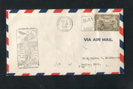 "KANADA" 1930, Erstflugbrief "Nord Battle Ford-Regina" (1187) - Airmail