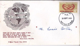 Nlle ZELANDE N° 432 S/L. DE AUCKLAND/28.9.65 POUR MADAGASCAR - Covers & Documents