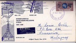 Nlle ZELANDE N° 427 S/L. DE AUCKLAND/17.5.65 POUR MADAGASCAR - Lettres & Documents