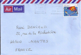 AUSTRALIE N° 1182 SUR L. DE ADELAIDE/20.12.90 POUR LA FRANCE - Lettres & Documents