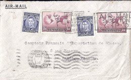 AUSTRALIE N° 113x2/PA5x2 S/L. DE SYDNEY/28.4.38 POUR LA FRANCE - Brieven En Documenten