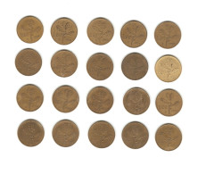 140/ Italie : 20 X 20 Lires : 1957 (7) - 1958 (13) - 20 Liras