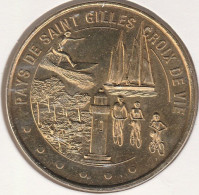 MONNAIE DE PARIS 2012 - 85 SAINT-GILLES CROIX DE VIE  Pays De Saint Gilles Croix De Vie - Face à Points - 2012
