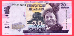 20 Kwacha Neuf 3 Euros - Malawi