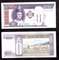 MONGOLIA  100  TUGRIK 2000  PIK 65 FDS - Mongolei