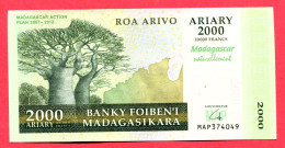 2000 Ariany Neuf 3 Euros - Madagaskar