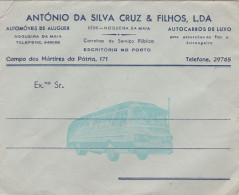 PORTUGAL COMMERCIAL COVER - ANTÓNIO DA SILVA CRUZ - AUTOCARROS DE LUXO - AUTOBUS - Portugal