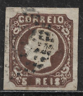 Portugal – 1862 King Luiz 5 Réis Used Stamp - Oblitérés