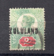 XP4605 - ZULULAND 1888 , Yvert N. 3 Usato (2380A) . Varietà DOPPIA STAMPA. BELLO - Zululand (1888-1902)