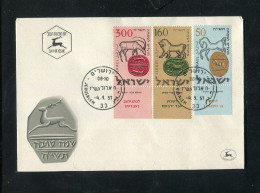"ISRAEL" 1957, Mi. 145-147 Mit Tab FDC (1239) - FDC