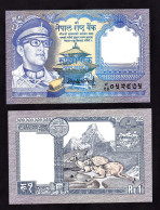 NEPAL 1 RUPIA 1974 PIK 22  FDS - Népal
