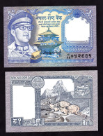 NEPAL 1 RUPIA 1974 PIK 22  FDS - Nepal