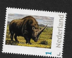 Nederland  2019-1 Prehistorie   Laineux Rhino     Prehistoric      Postfris/mnh/neuf - Unused Stamps