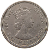 BRITISH CARIBBEAN TERRITORIES 25 CENTS 1955 Elizabeth II. (1952-2022) #a050 0059 - Caraibi Britannici (Territori)