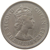 BRITISH CARIBBEAN TERRITORIES 25 CENTS 1955 Elizabeth II. (1952-2022) #a016 0605 - Territoires Britanniques Des Caraïbes