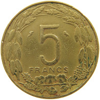 CAMEROON 5 FRANCS 1965  #a047 0435 - Kameroen