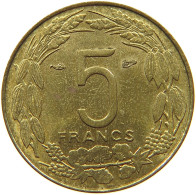 CAMEROON 5 FRANCS 1958  #s071 0195 - Kamerun