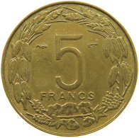 CAMEROON 5 FRANCS 1958  #a033 0975 - Cameroon