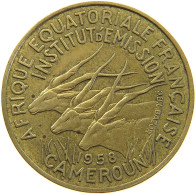 CAMEROON 10 FRANCS 1958  #c067 0365 - Cameroon