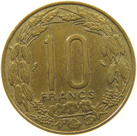 CAMEROON 10 FRANCS 1961  #a047 0163 - Cameroun