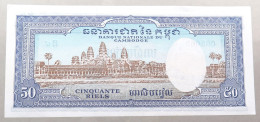 CAMBODIA 50 RIELS 1972  #alb051 1209 - Cambodge