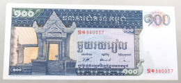 CAMBODIA 100 RIELS 1972  #alb051 0801 - Camboya