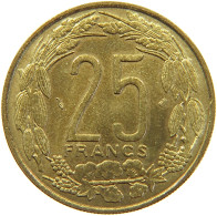 CENTRAL AFRICAN STATES 25 FRANCS 1996  #s022 0203 - Central African Republic