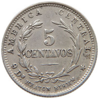 COSTA RICA 5 CENTAVOS 1890  #t133 0269 - Costa Rica