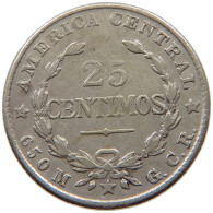 COSTA RICA 25 CENTIMOS 1924  #s035 0189 - Costa Rica