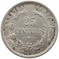 COSTA RICA 25 CENTAVOS 1892 HEATON  #t064 0281 - Costa Rica