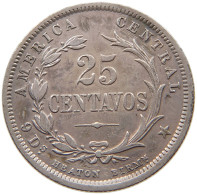 COSTA RICA 25 CENTAVOS 1893 HEATON  #t135 0033 - Costa Rica